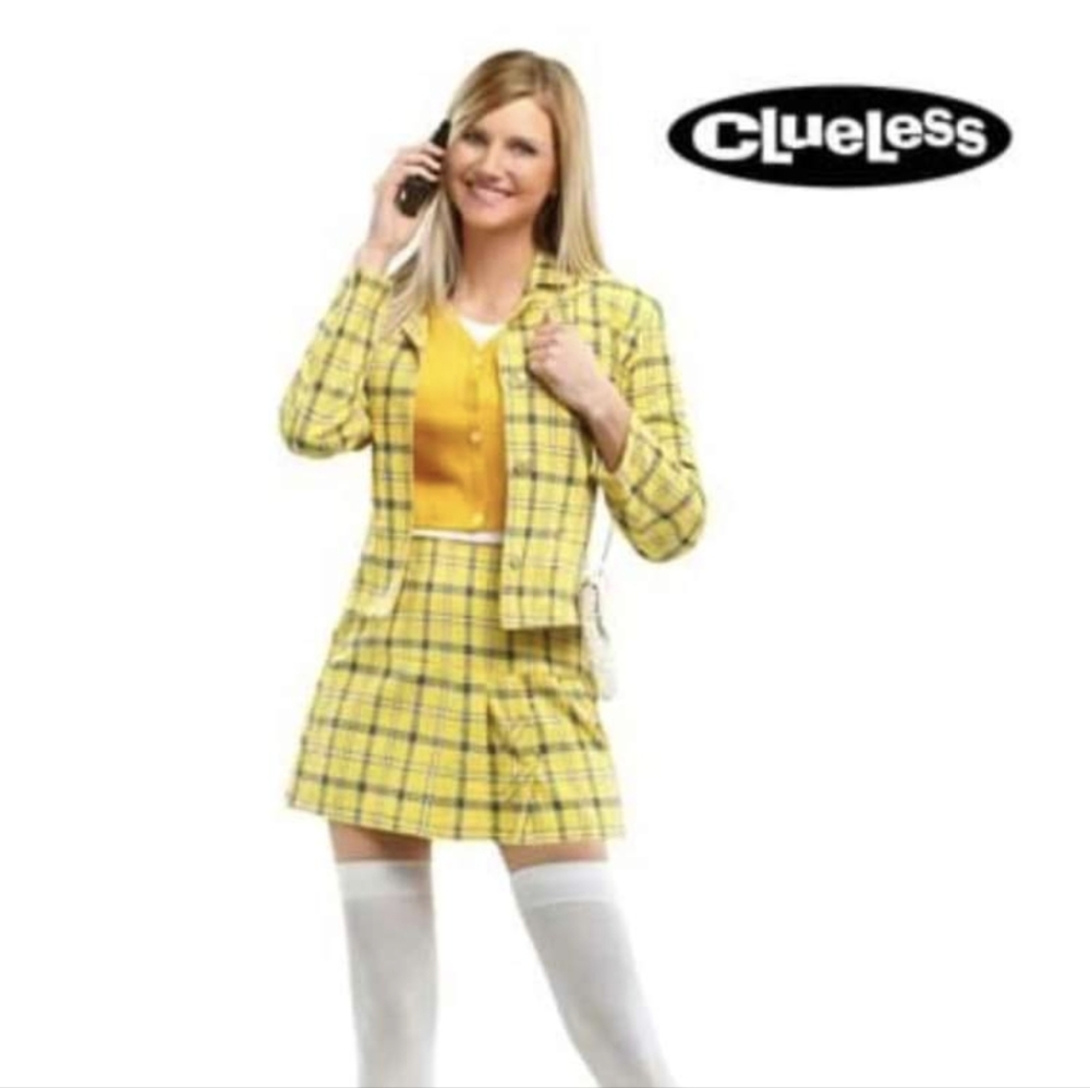 Women's Halloween Costume Cher from Clueless size Small 4 pieces. Never worn